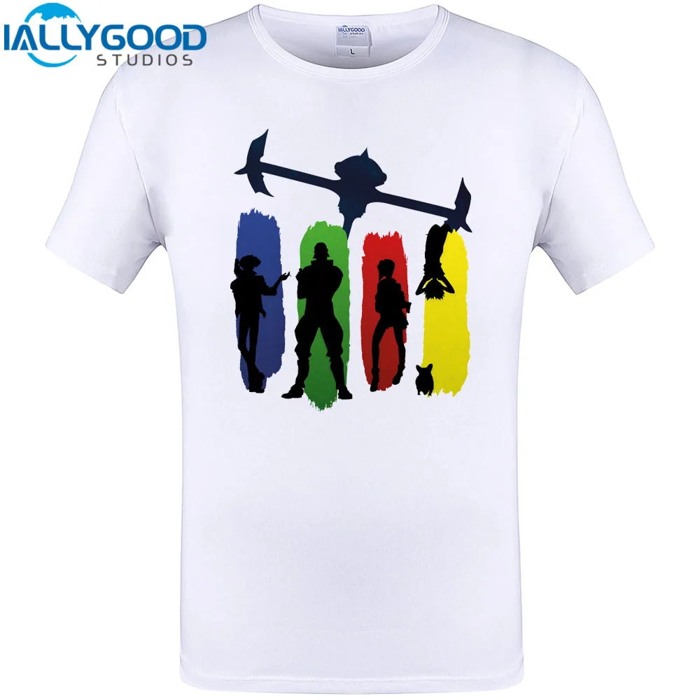 IALLYGOOD STUDIOS видеть вас пространство Ковбой Бибоп классный дизайн футболка мужские