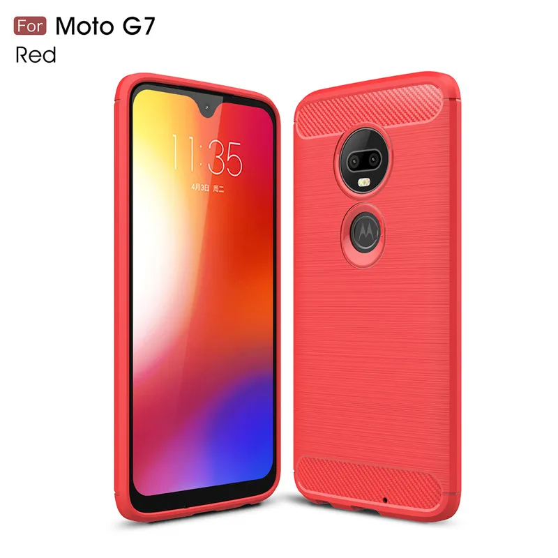 Чехол для Motorola Moto G7 чехол телефона противоударный силиконовый задняя крышка