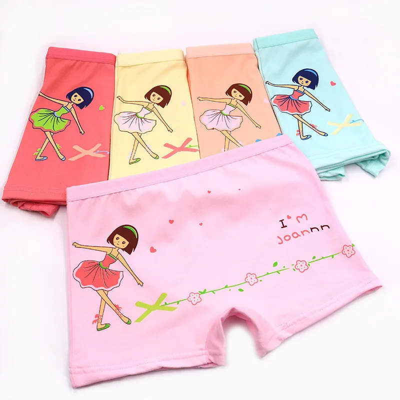 5 шт./партия детское хлопковое нижнее белье для мальчиков девочек с мультяшным