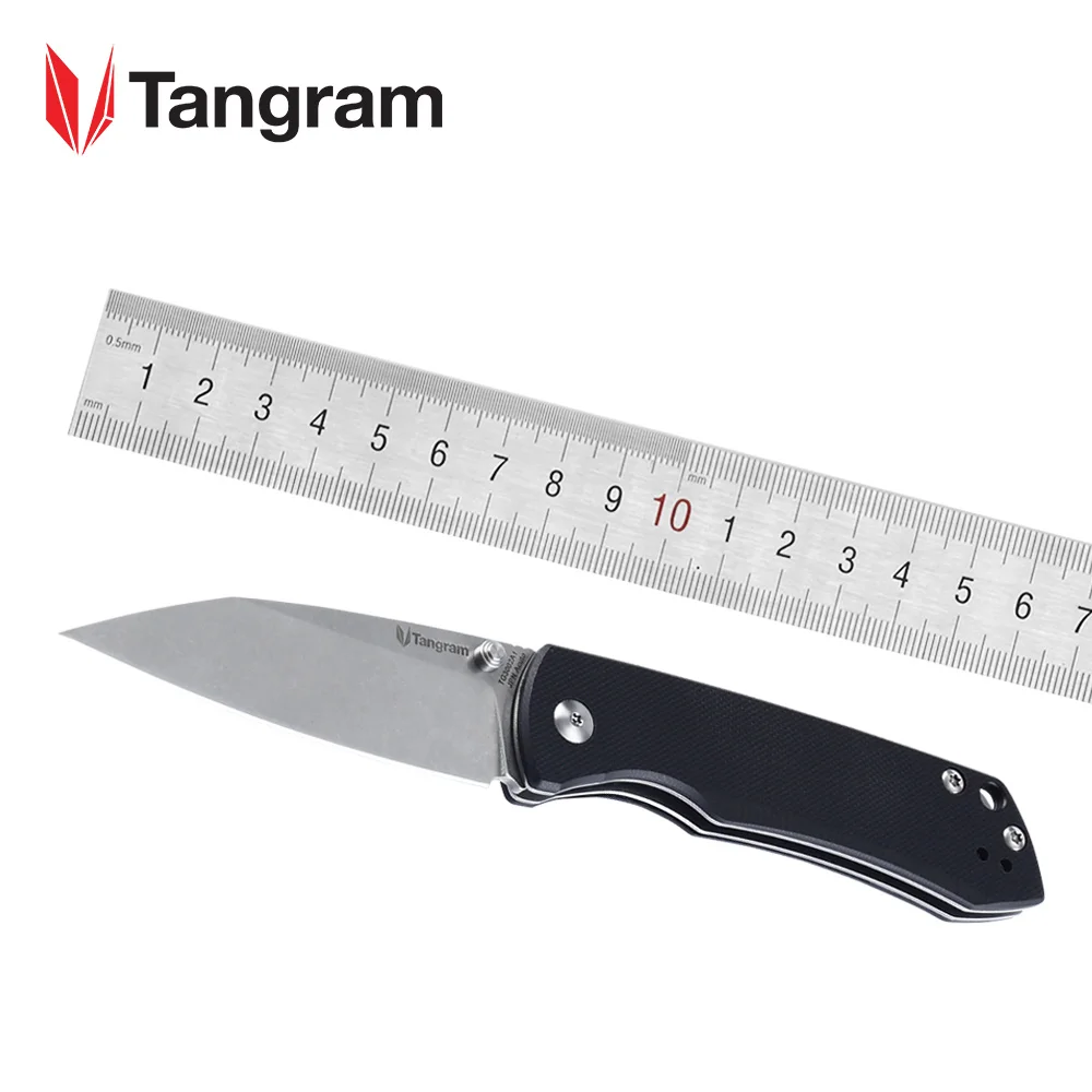 TG3002A1 TANGRAM складной нож для выживания карманный нож Тактический японский Acuto440C каждый день переноска EDC материал ручки G10 AZO Santa Fe TG3002 - Цвет: TG3002A1
