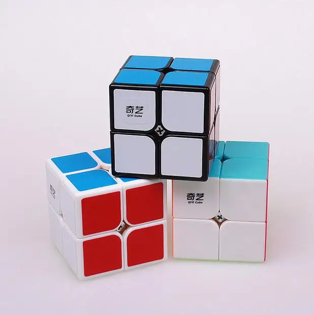 Cuber speed Qiyi QiDi 2x2 black S магический куб без наклеек скоростной игрушка|cube toy|magic cube