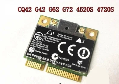 Новая беспроводная карта SSEA для Realtek RTL8191SE 300 Мбит/с 802.11b/G/N HP CQ56 G62 CQ62 G72 CQ72 G56 593533 001