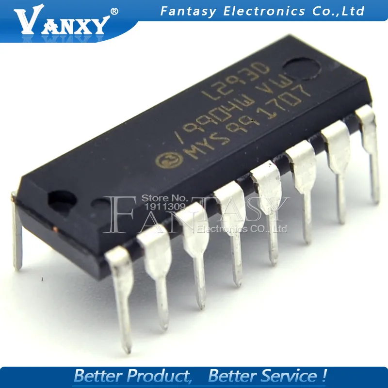 Новый и оригинальный IC 50 шт. L293D DIP16 L293 DIP 293D DIP-16 | Электронные компоненты