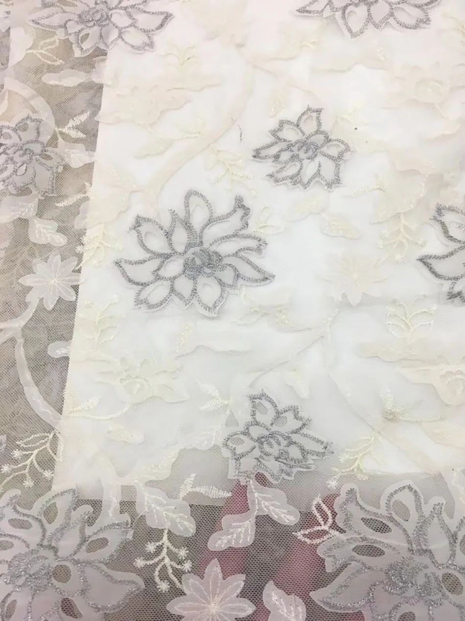 Alibaba Express белые французские кружева ткани высокого качества Тюль французская