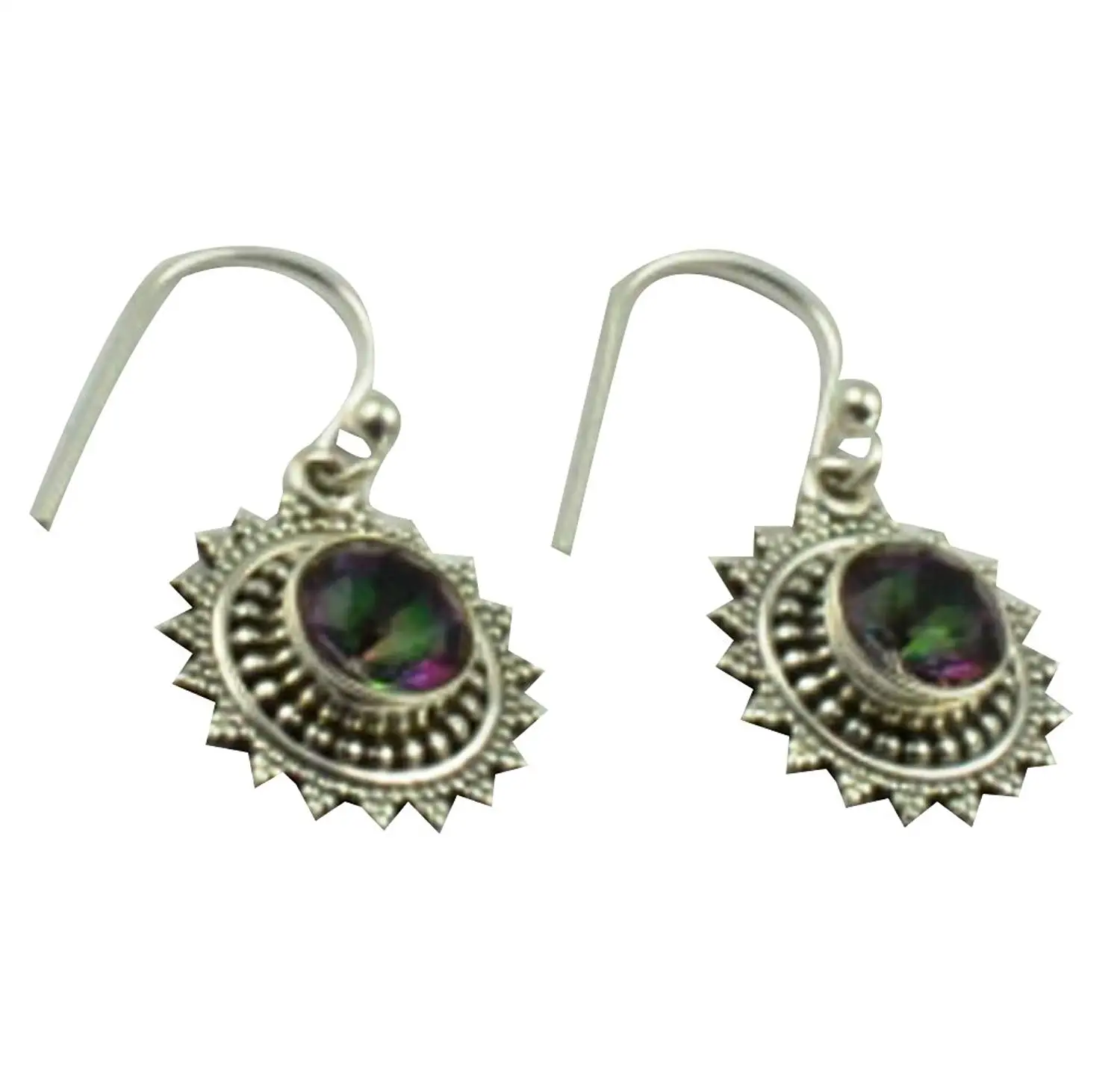 

Серьги LoveGem из настоящего мистического топаза, серебро 925 пробы, 26,8 мм, AE2368