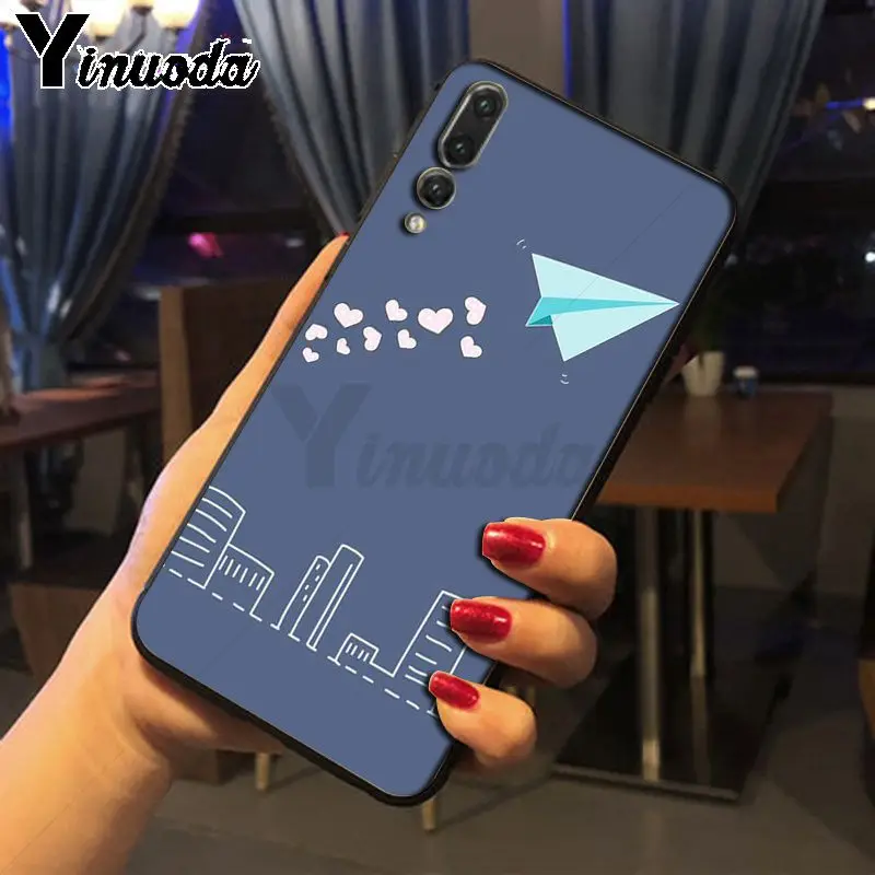 Чехол для телефона Yinuoda с принтом самолета из мультфильма Huawei P20pro mate10lite p9 p10plus honor