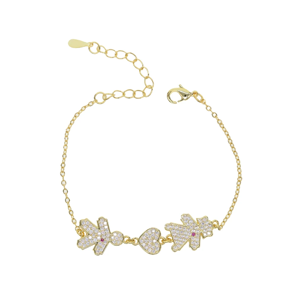 Новое поступление модные ювелирные изделия микро ПАВЕ красочный cz милые для