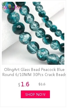 OlingArt 6 мм 100 шт стеклянные бусины из искусственного жемчуга DIY браслет серьги из бисера колье ожерелье Изготовление ювелирных изделий микс разноцветных