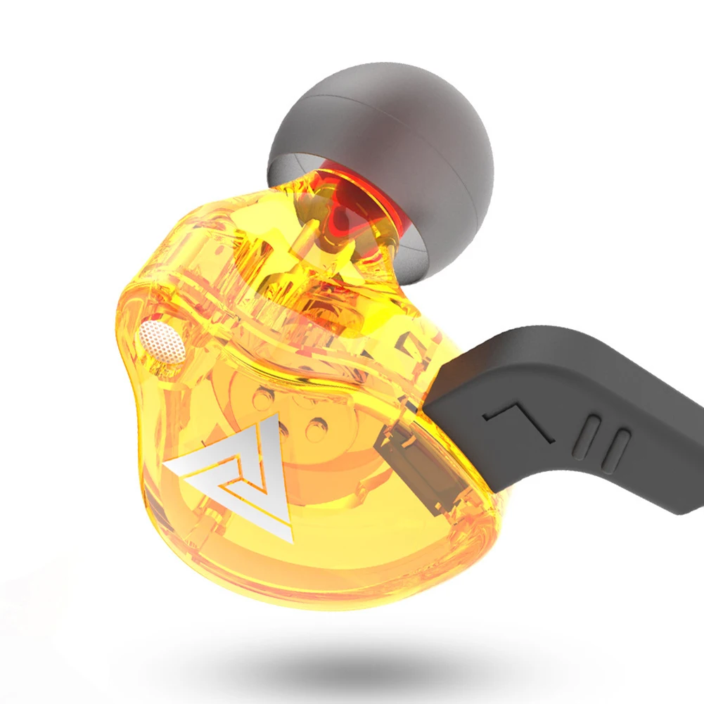 QKZ AK6 106dB 1 2 m высокоточные проводные наушники универсальные 3 5 мм спортивные