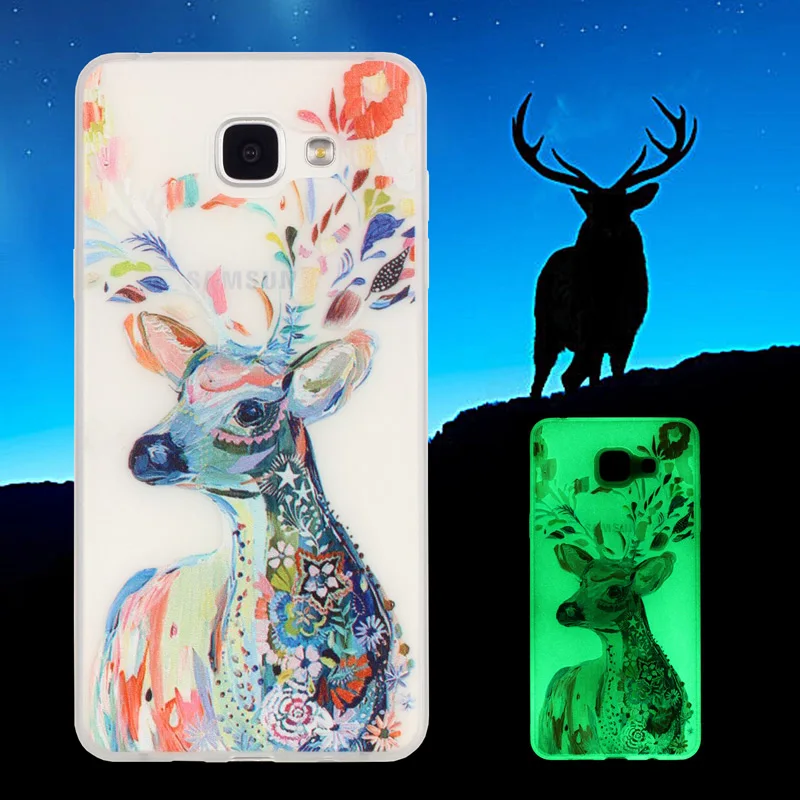 Для Samsung Galaxy A5 2016 Case Блестящий Милый Мультфильм Ультра-тонкий световой