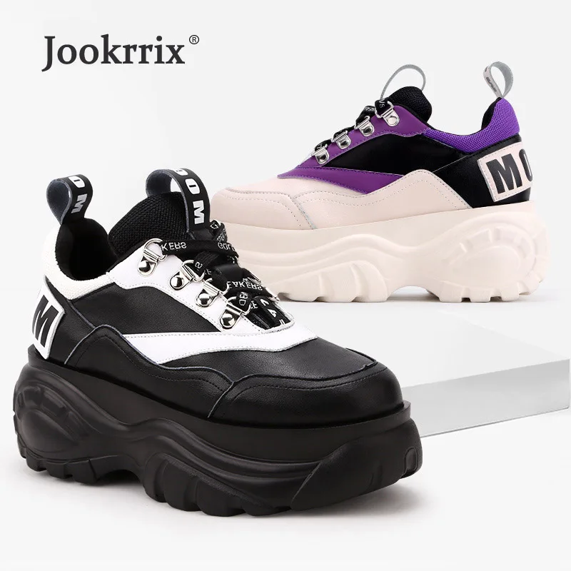 Jookrrix/повседневная женская обувь модные брендовые сникерсы на платформе chaussure