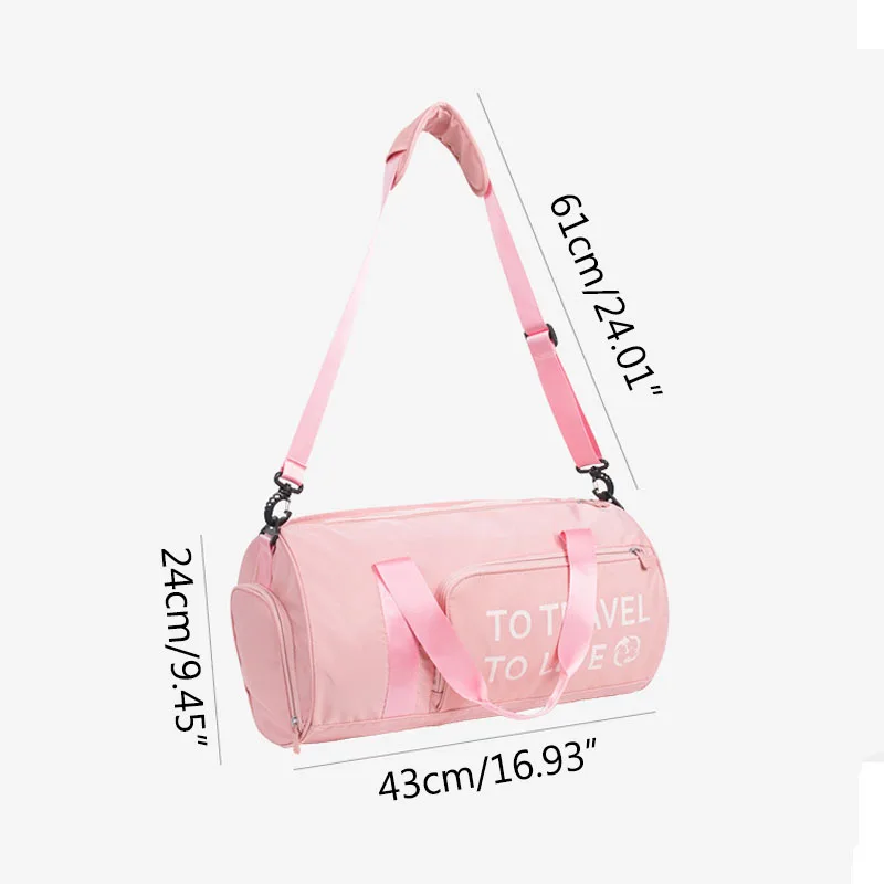 

Storage Fitness Bag Sports Fashion Bag Girl Yoga Dry and Wet Separation Shoe Shoulder Bag Training Bag Mobile Travel Bag