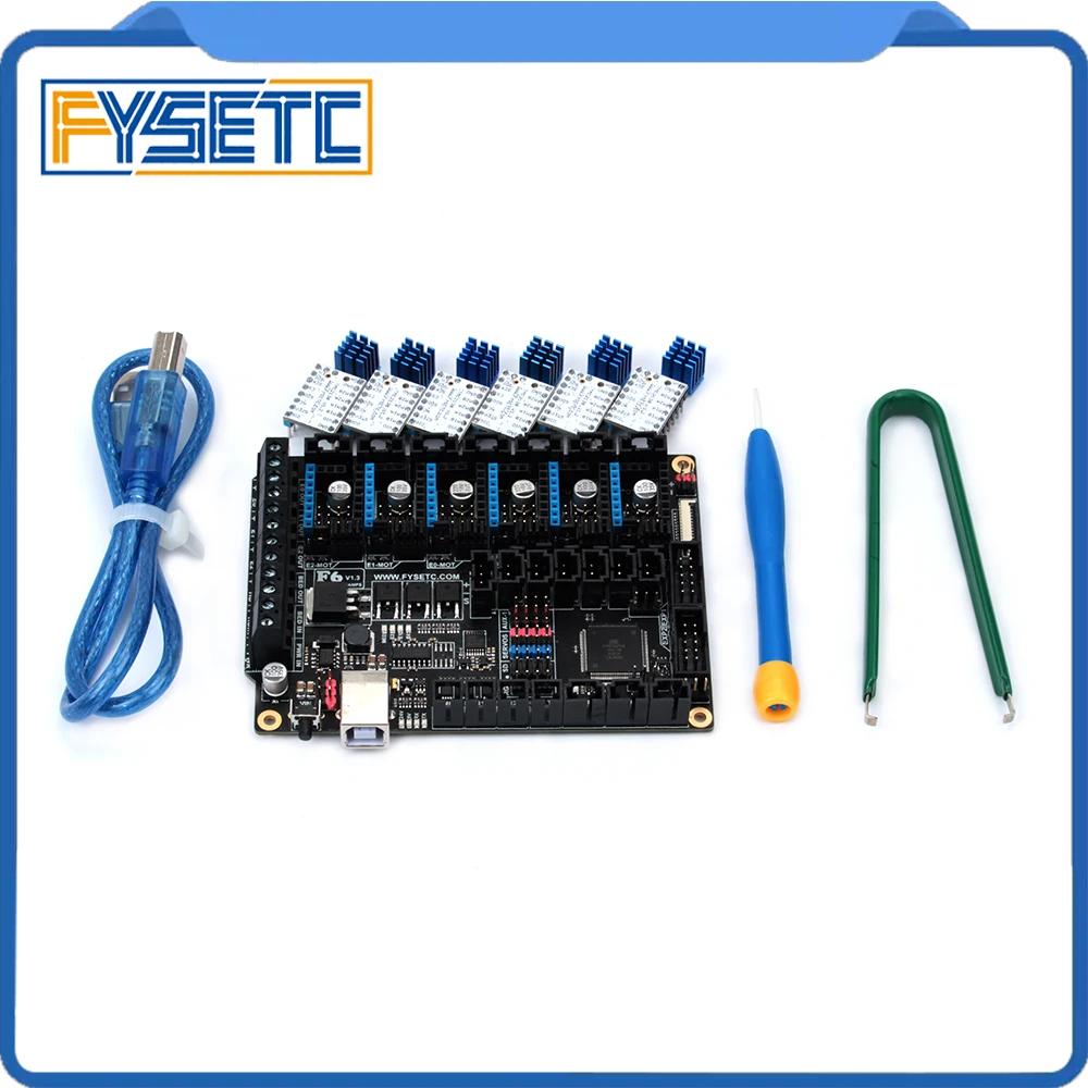 Плата все-в-одном для электроники FYSETC F6 V1.3 системная плата + 6 шт. специальная TMC2130