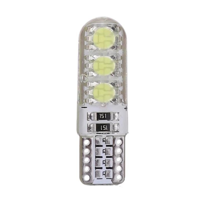 Carsty 1 шт. Универсальный светодиодный W5W T10 лампа стробовспышки 194 6000K 380Lm 6SMD