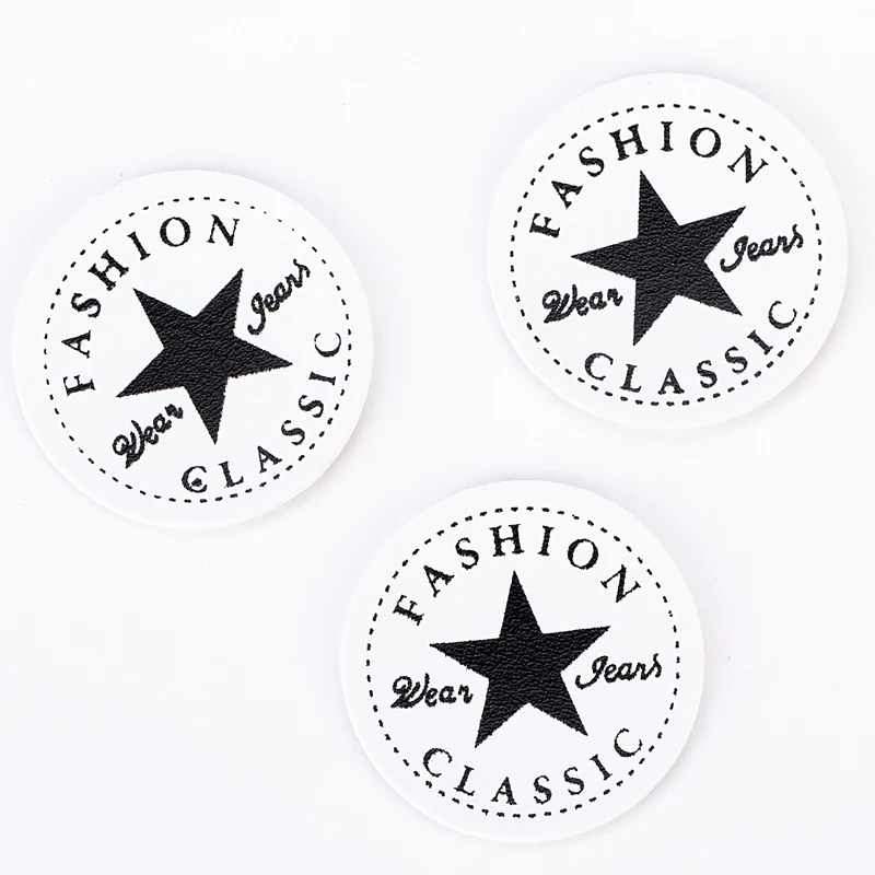 2019 Мода 100 шт ручная работа сделай сам ремесло круглые пентаграммы этикетки из ПУ