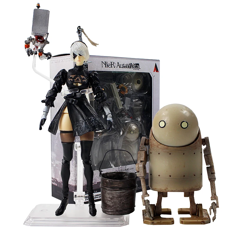 14 см НИР: автоматы фигурка героя подвижные YoRHa No.2 Тип B & машина Lifeform ПВХ 2B НИР