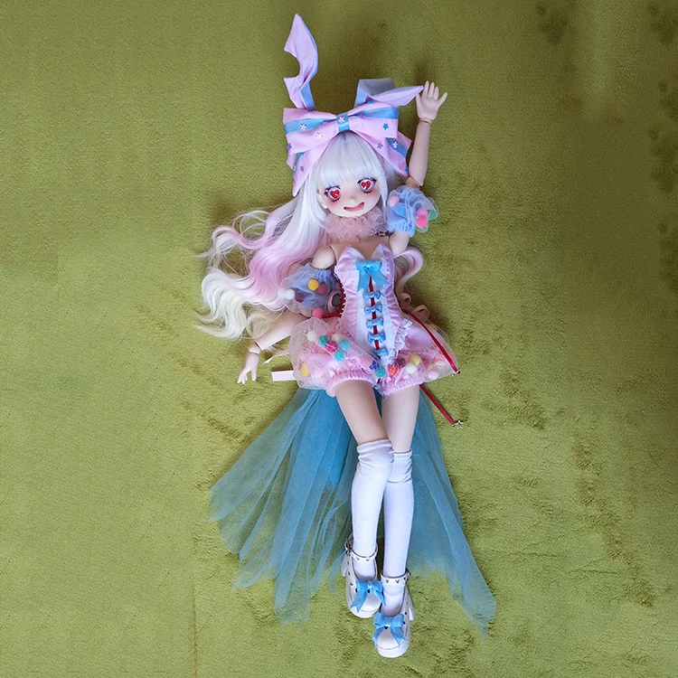 1/3 1/4 1/6 BJD SD кукольные ткани Сладкая Лолита платье для 1/3 1/4 1/6 тонкий bjd кукольная одежда