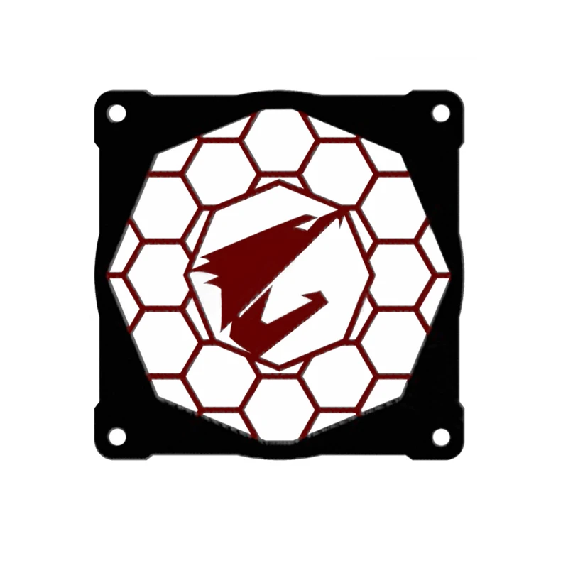 Детали компьютера зеркальная рама для Крышки Вентилятора AORUS 12 см вентилятор