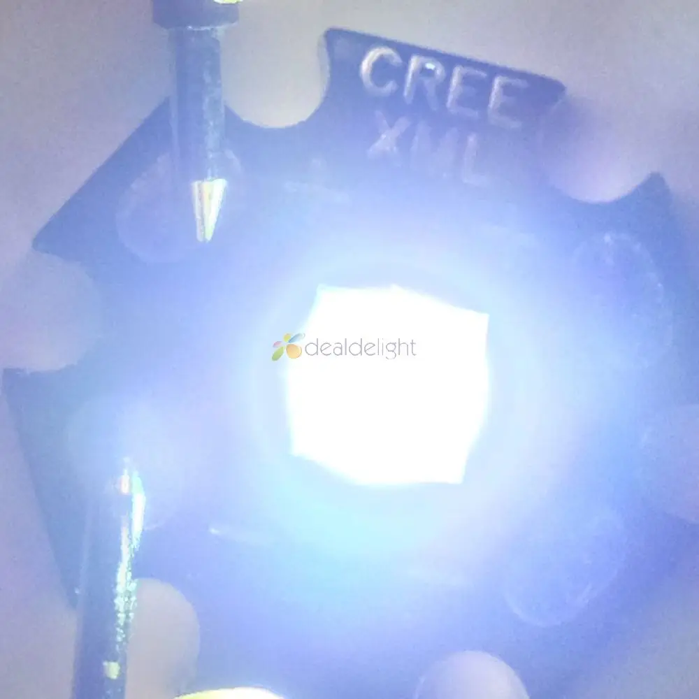 Монолитный CREE XM L T6 Белый 10 Вт светодиодный излучатель лампа установленная на