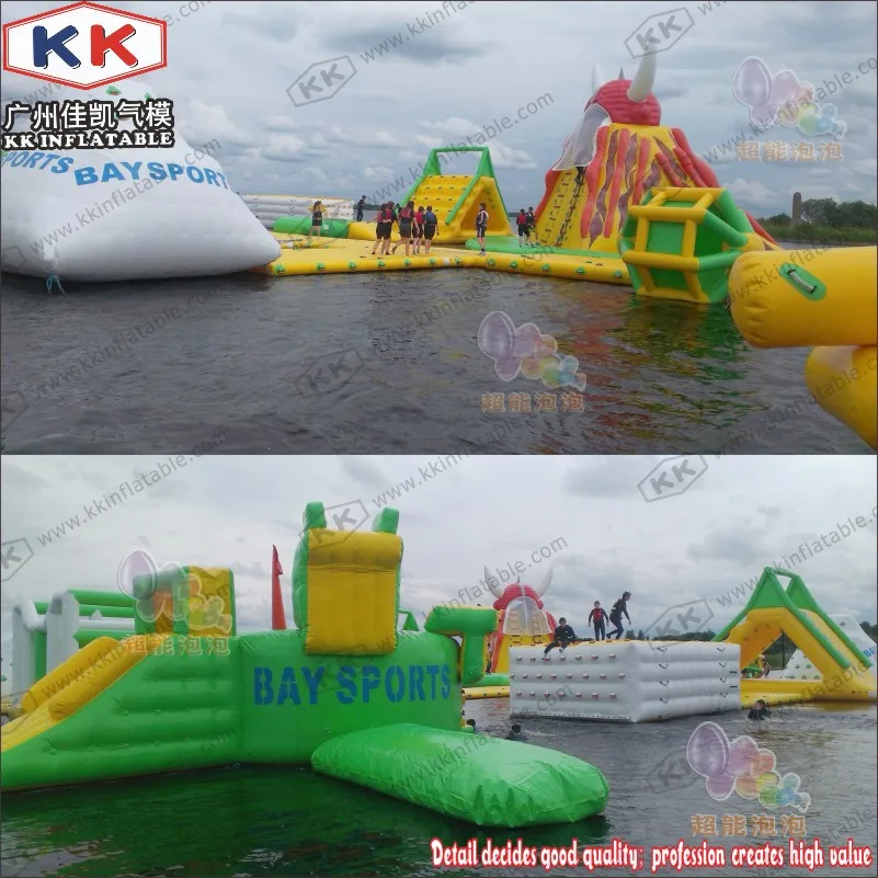Морская доставка аквапарк надувная плавающая игровая площадка для