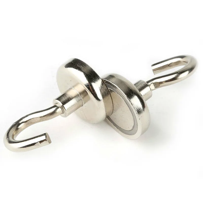 Heavy Duty Magnetic Hook Garage Hooks Door Organiser Keys Coat Hanger Practical Magnetic Hard Power Hook Workplace Holding Tool