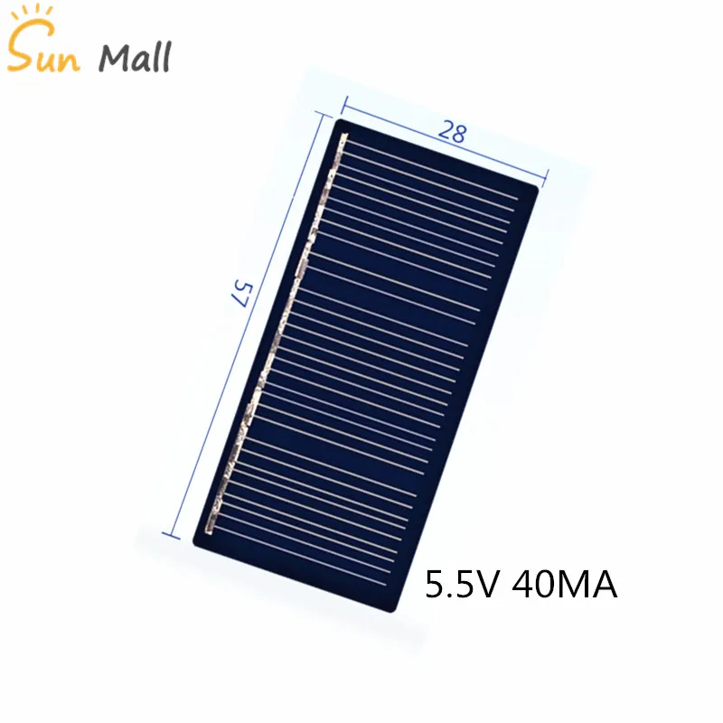 

Солнечная панель Heltec Automation Mini Poly Solar Panel 5V /5.5V 40MA