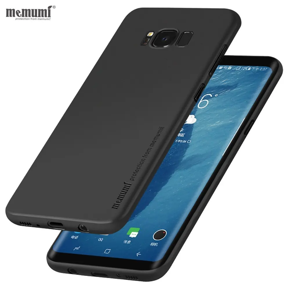 Black Чехол для Samsung Galaxy S8 plus задняя крышка ультратонкие Чехлы для Galaxy S8 plus Матовый PP Тонкий чехол против отпечатков пальцев Funda s8plus - Цвет: Black