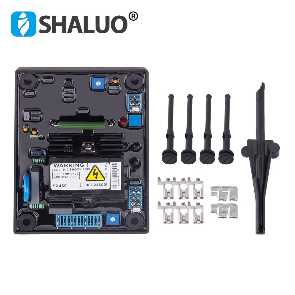 SX460 AVR Генератор автоматический регулятор напряжения дизельный генератор часть однофазный стабилизатор мощности набор AVR бесплатный подарок