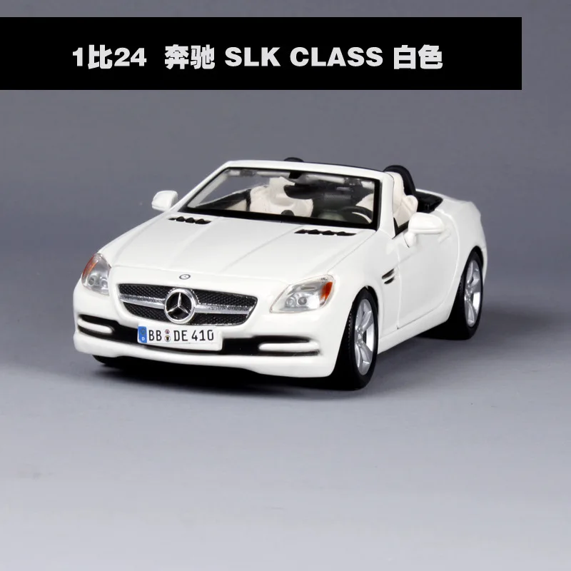 Белый Maisto 1:24 Rad Mercedes AMG моделирование сплава Модель автомобиля ремесла украшения коллекция игрушка инструменты подарок - Цвет: Белый