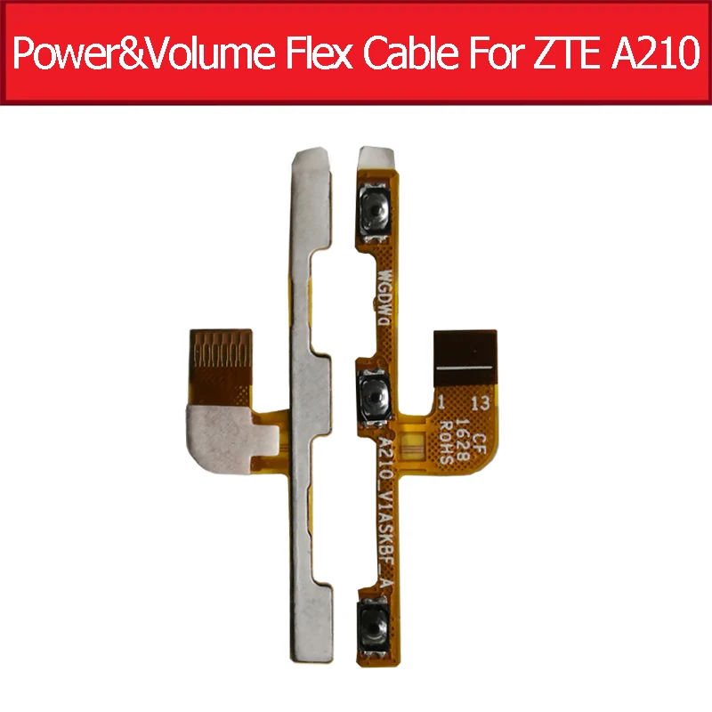 Шлейф Кнопки громкости для ZTE A210 боковой переключатель громкости буиттон гибкий ленточный сменный кабель Parts_A210_V1ASKBF_A