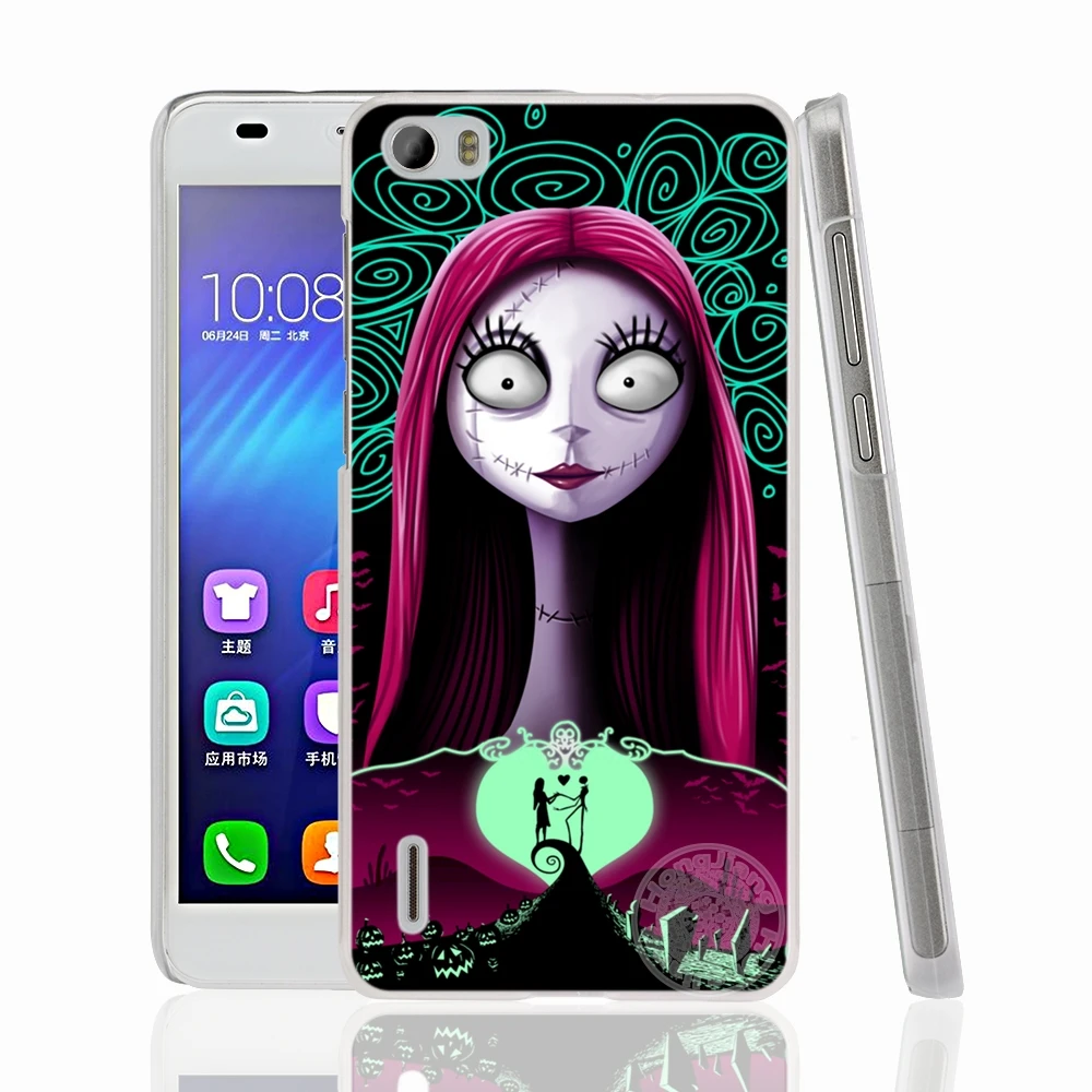 HAMEINUO Хэллоуин череп мультфильм сотовый телефон чехол для huawei honor 3C 4A 4X 4C 5X 6 7 8 Y3 Y5 Y6