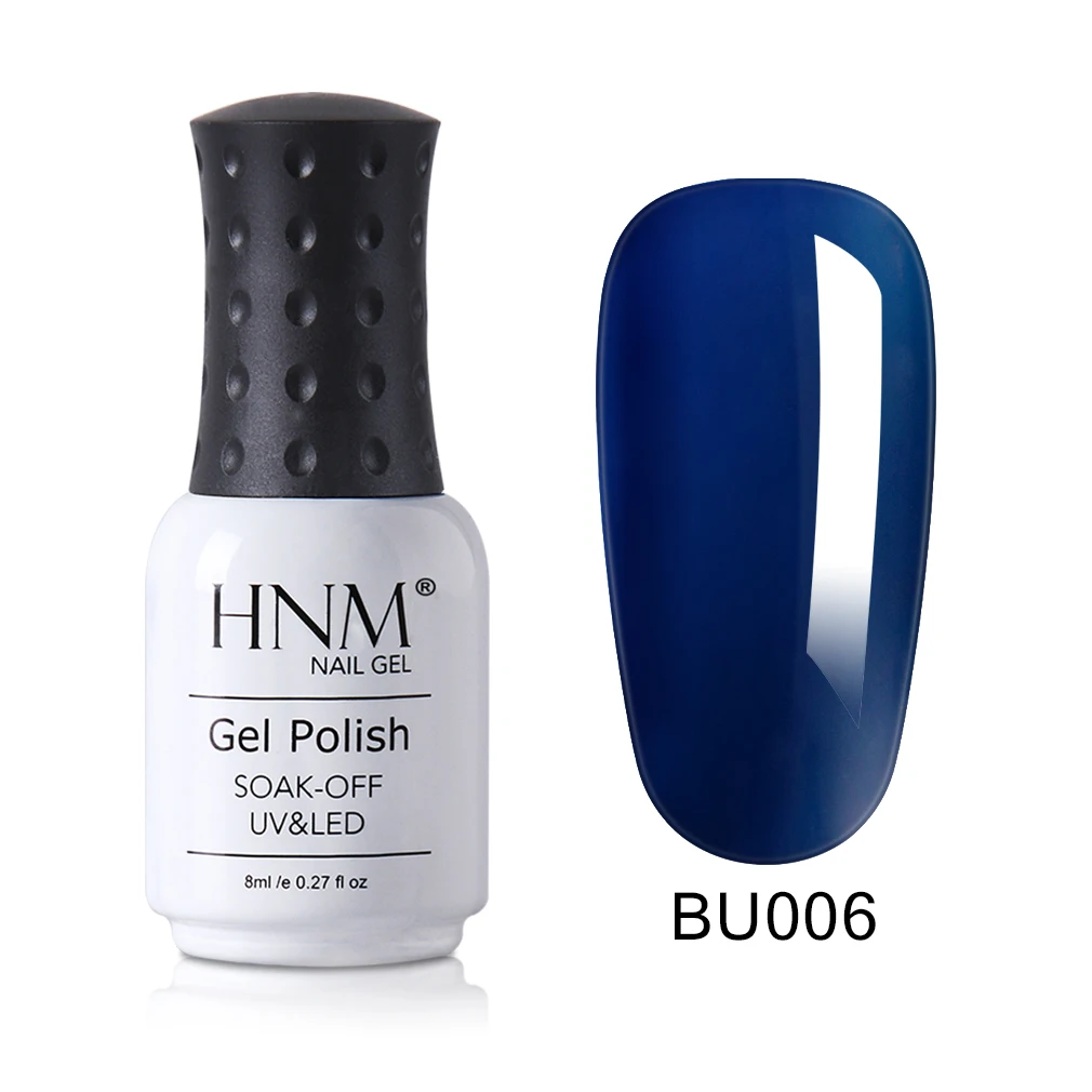 HNM гель для ногтей синяя серия 8 мл гель лак Vernis полуперманентный УФ светодиодный Гель-лак для ногтей Esmalte Permanente гель лак для покраски ногтей - Цвет: 006