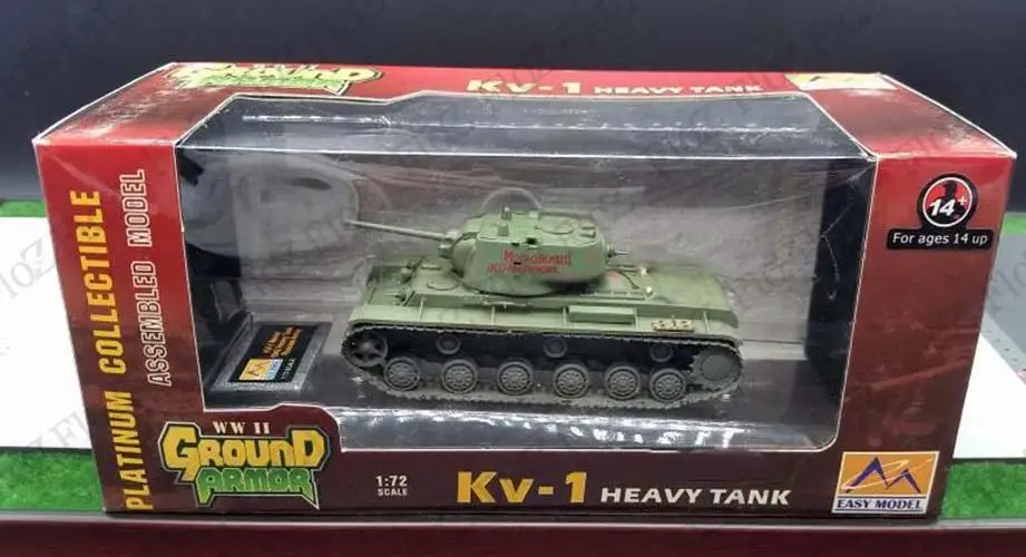 Второй мировой войны русский KV-1 тяжелый танк Восточной спереди 1942 1/72 пластиковые