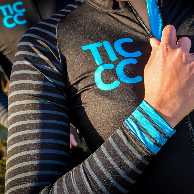 TIC CC, длинный рукав, стандартный вес, трикотаж, новинка, унисекс, Велоспорт, Джерси, MTB RBX BMX, одежда для езды, дышащая, велосипедная одежда для езды