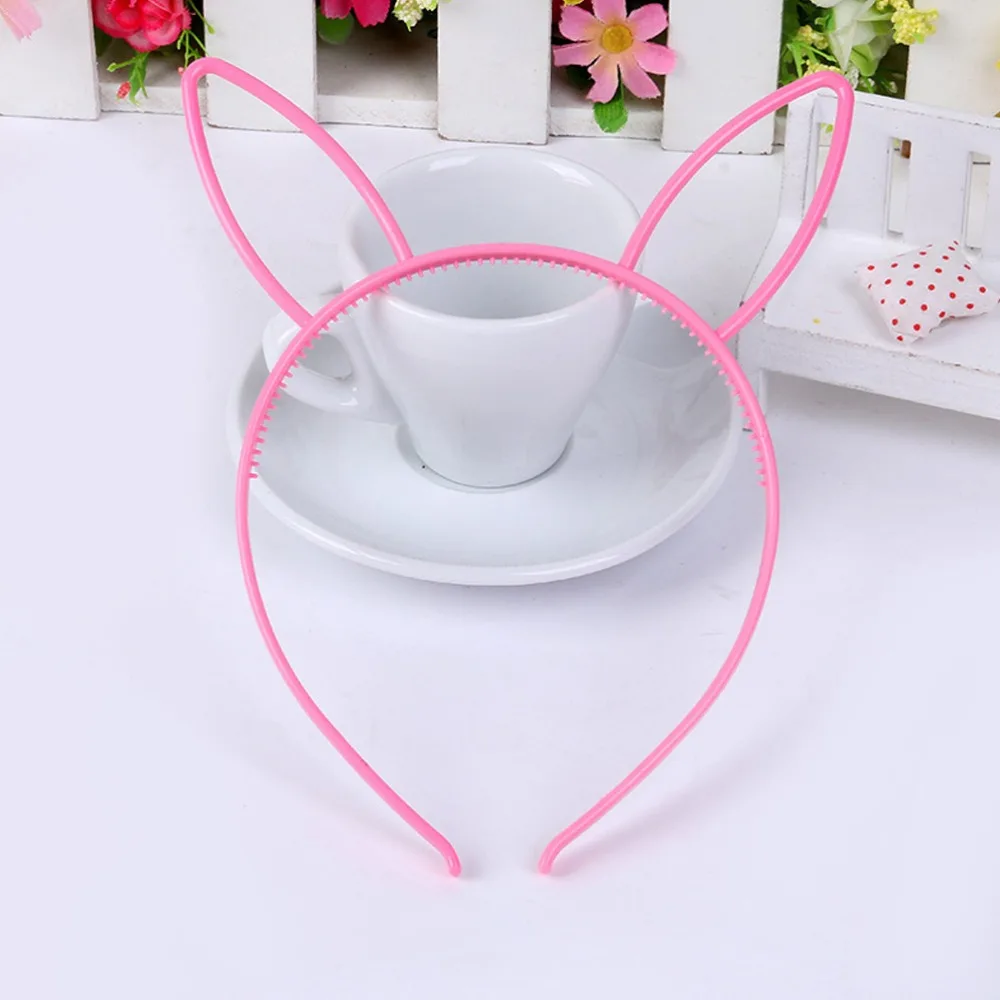 Новое поступление 2020 модные детские пластиковые обручи для волос ярких цветов