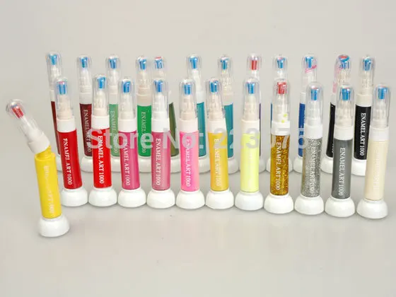 

Hot 24 Colors 2 in 1 Nail Art Striper Pen Acrylic Nail Art Painting Polish Pen Varnish