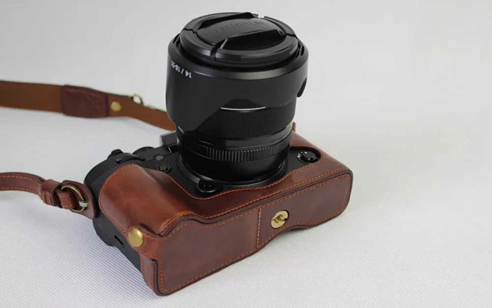 XT2 из искусственной кожи чехол для fufifilm Fuji XT-2 X-T2 чехол для камеры с Батарея, хранилище, сумочка, Прямая зарядка 3 цвета