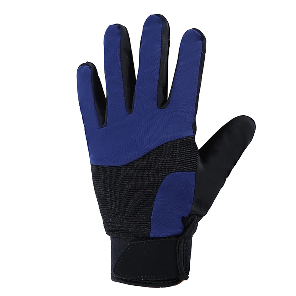 Зимние перчатки для велоспорта теплые ветрозащитные на полный палец