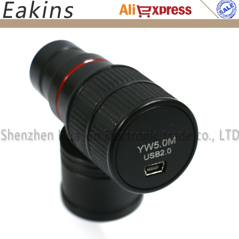 Бесплатная драйвер ПЗС 5.0mp HD USB цифровой электронный окуляр Камера с C-Mount Fit