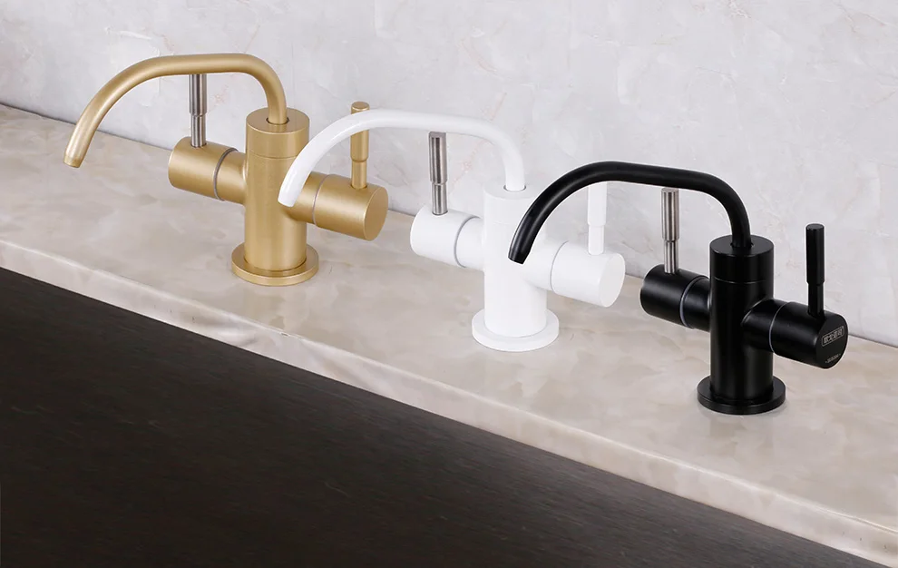 2 ручки короткий дизайн кухонный фильтр чистый напиток кран подходит для открытого окна