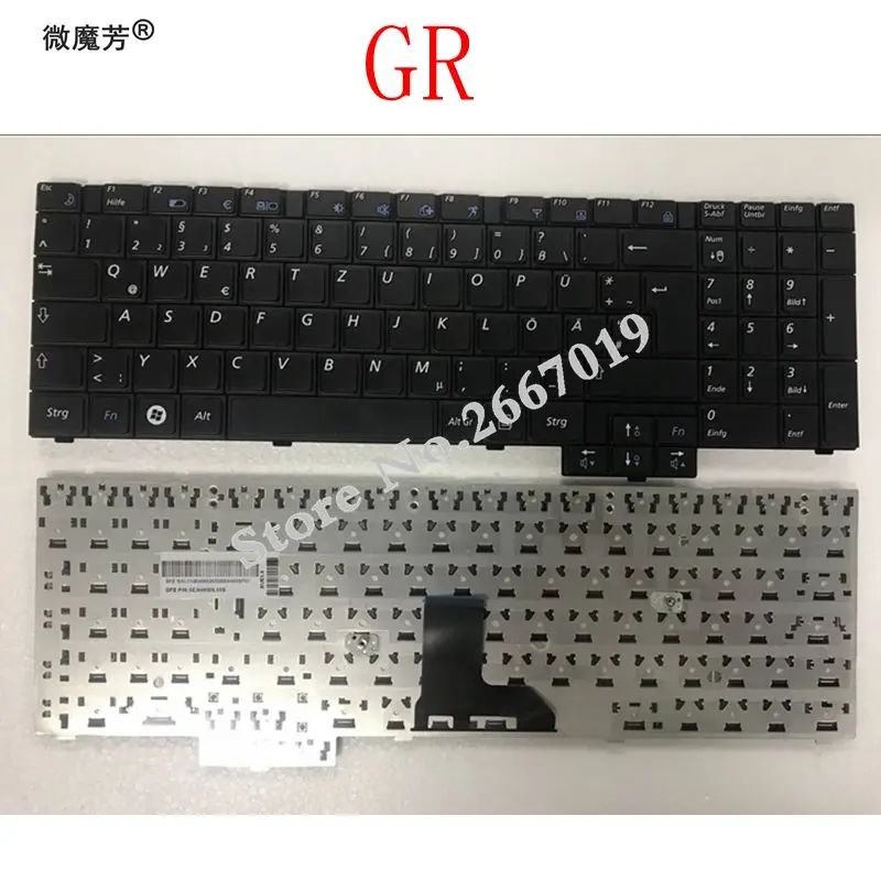 Клавиатура GR для Samsung, черная клавиатура для ноутбука Samsung R620 R528 R530 R540/R525/R525/R517/R523/RV508