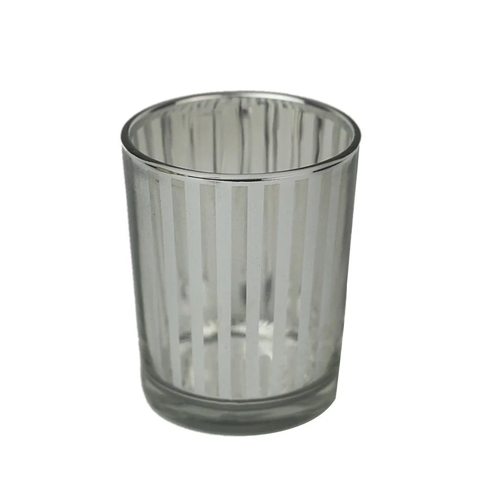 C HSU Mercury glass Votive Tealight подсвечники для свадеб Хрустальный подсвечник для вечеринок и свечи для домашнего декора стенд - Цвет: C