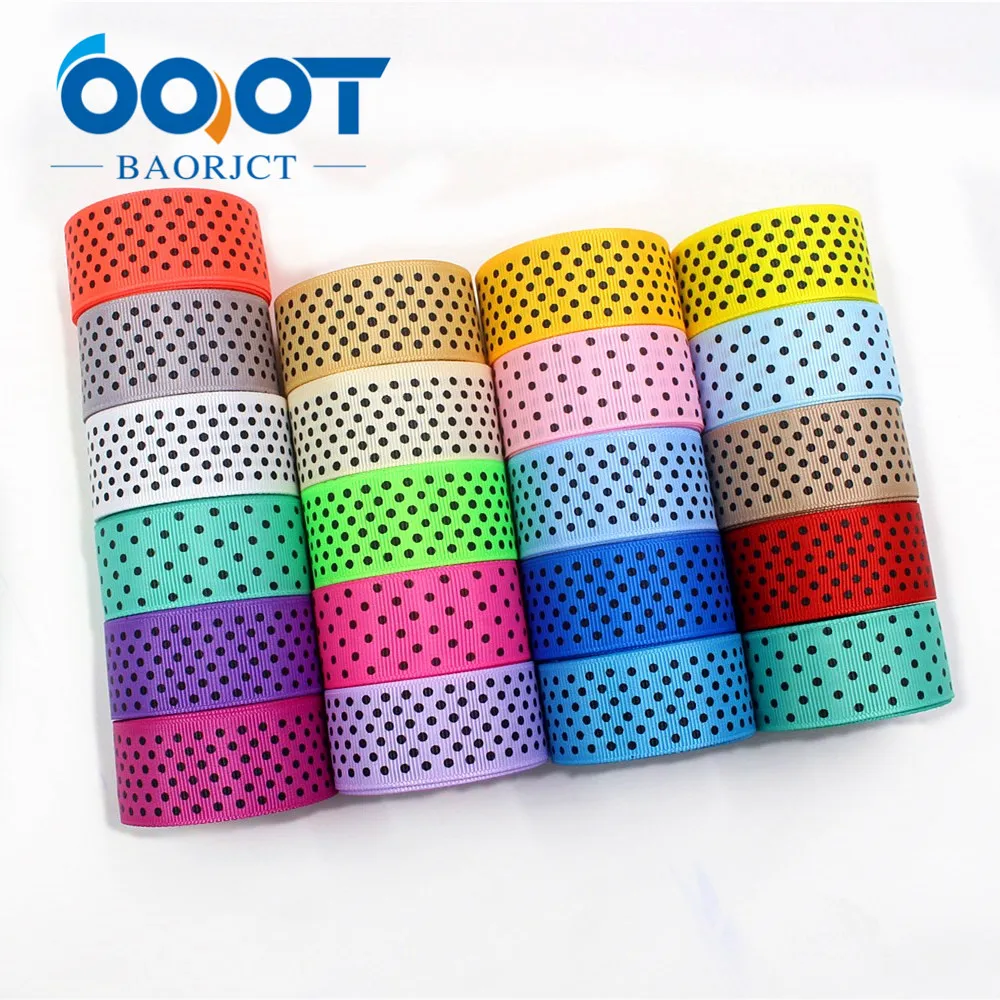 Лента из корсажной ткани с принтом в черный горошек 1 дюйм 25 мм 10 ярдов бесплатная