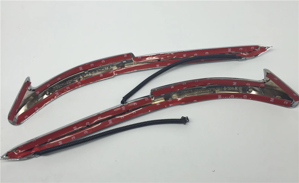 Дневные ходовые огни для бровей 1 пара дневсветильник DRL с желтым сигналом