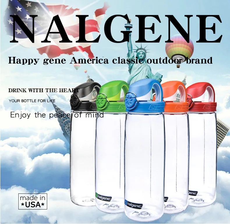Nalgene портативная 700 мл пластиковая водная напольная чашка креативный спортивный чайник герметичная космическая чашка бизнес-подарок походная бутылка для воды