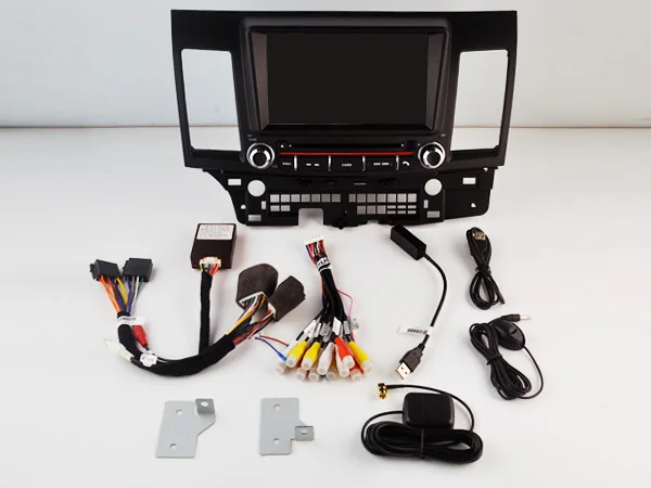 Четырехъядерный Android 9 0 автомобильный dvd плеер для MITSUBISHI LANCER аудио мультимедиа gps
