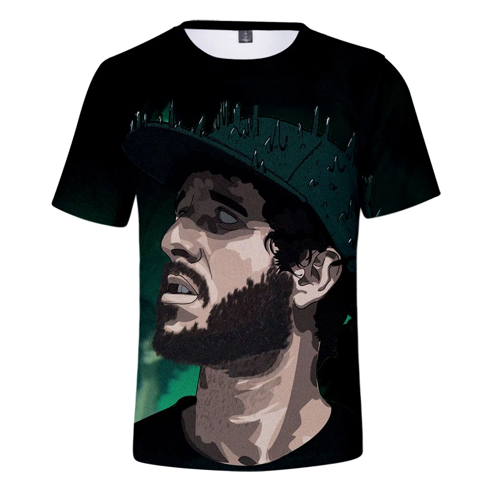 Хит продаж Мужская футболка с 3D принтом в виде реппера Lil Dicky креативная уличная