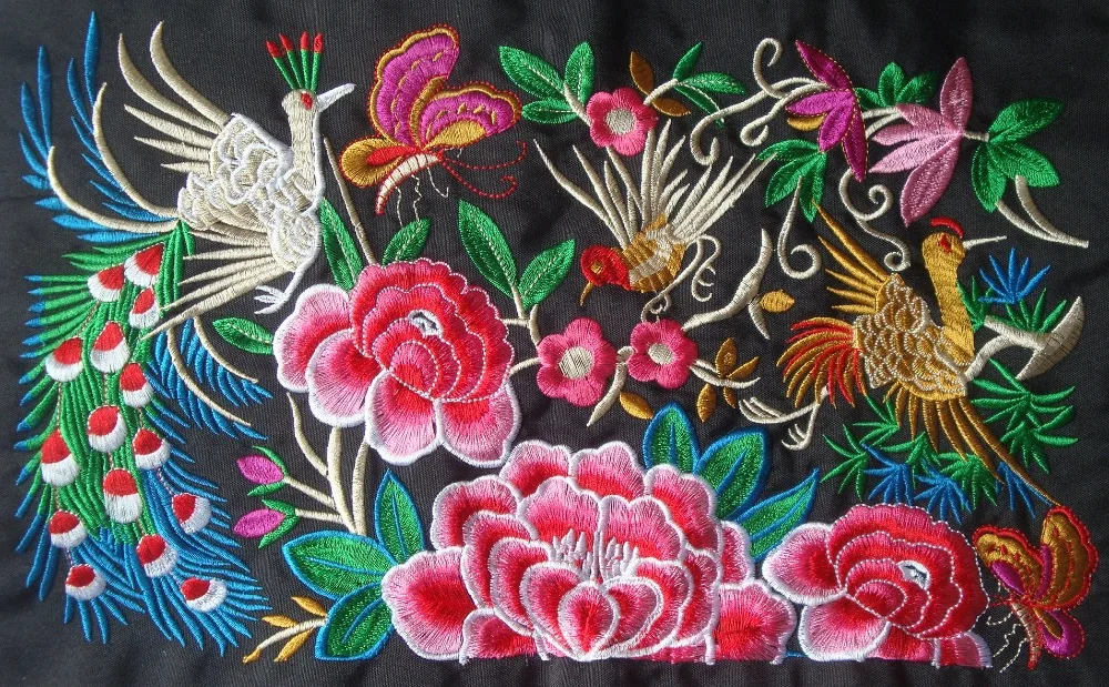 Простая ткань miao для вышивки нашивка одежды сумка домашний текстиль аппликация