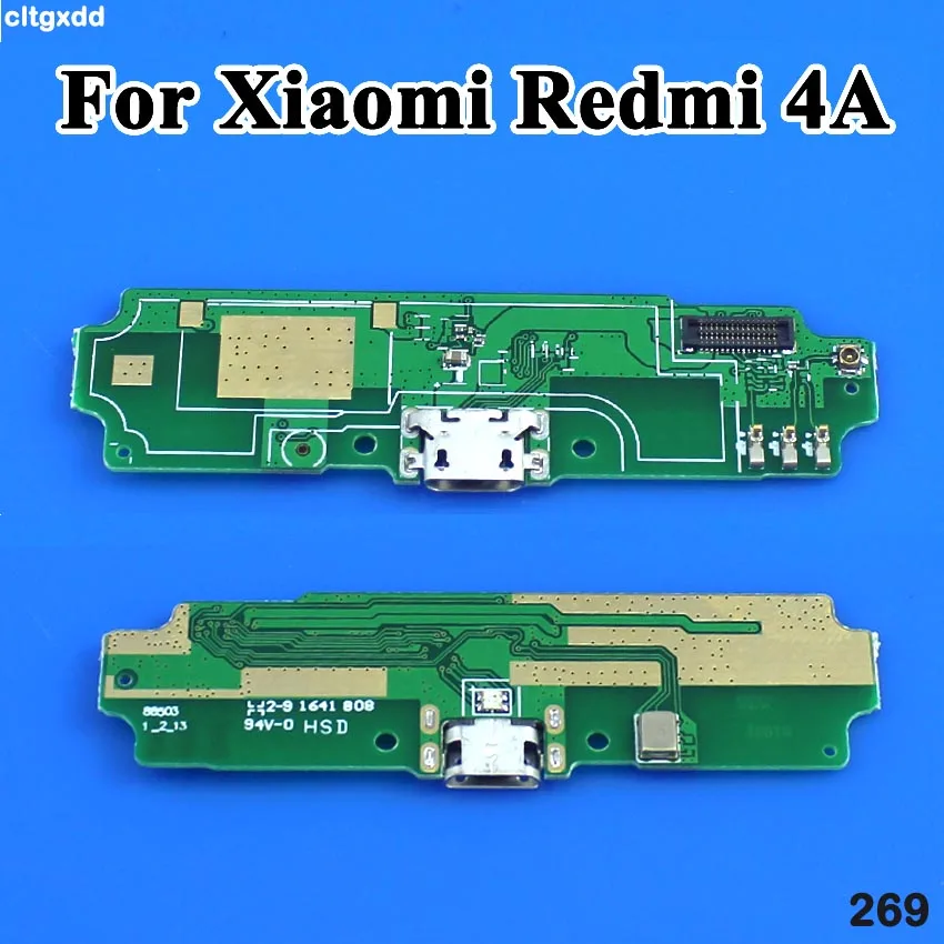 USB разъем для зарядки cltgxdd док станция плата гибкий кабель с микрофоном Xiaomi Redmi 4 Pro