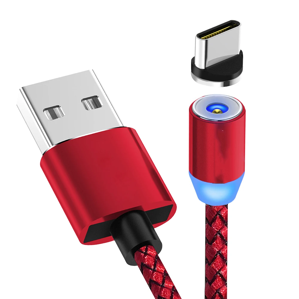 Магнитный Micro USB кабель для iPhone, samsung, huawei, магнитный кабель для зарядки и передачи данных, USB кабель для освещения, кабель для мобильного телефона